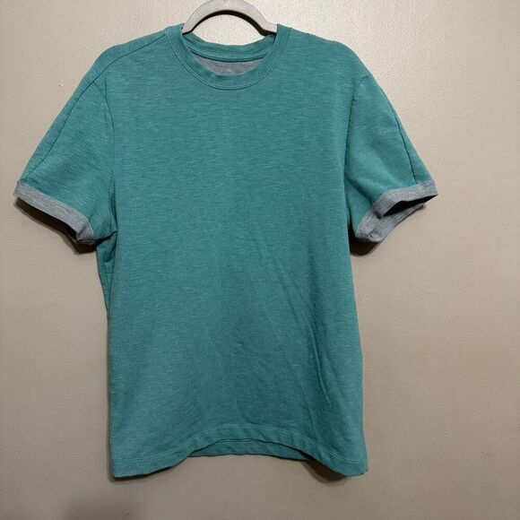 Lululemon Roll Out Crew Short Sleeve teal size large - Picture 2 of 6